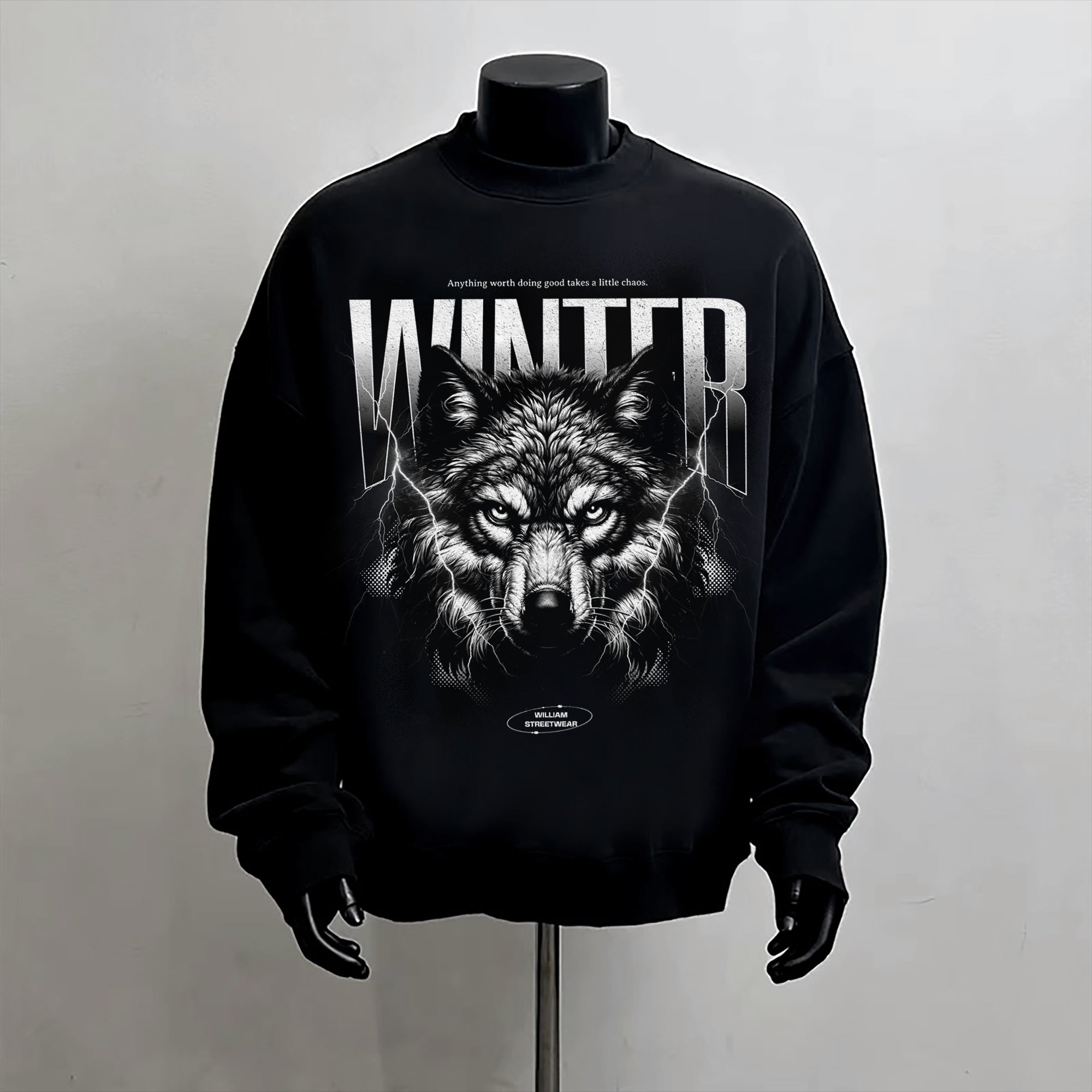 Winter Wolf Sweater